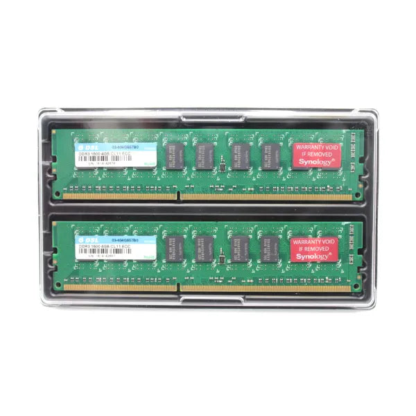Synology ECC03 Memory Kit, 4 GB(1x4 GB), DDR3 SDRAM, 1600 Mhz, 1 Year Warranty | 03-404G857B0