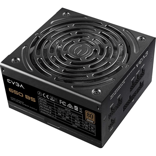 POWER SUPPLY 600W EVGA 80 PLUS BRONZE-600 BR | 100-BR-0600-K3