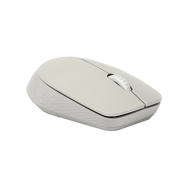 Rapoo M100 Silent Multi-Mode Wireless Mouse, 1300 DPI Optical Sensor, 3 (Left/Right-click, Middle click/scroll wheel) Buttons, Ambidextrous Design, Up to 9 months Battery Life, Light Grey, 1 Year Warranty | 18185