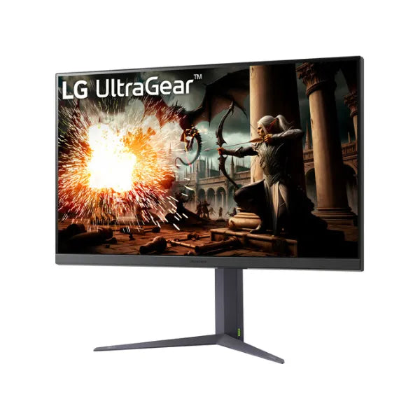 LG UltraGear 32GS75Q-B 32" 2K QHD(2560 x 1440) 180Hz 1ms(GtG) Gaming Monitor, Anti-glare, HDMI, DP, Height/Tilt/Pivot, Adjustable, 1 Year Warranty | 32GS75Q-B