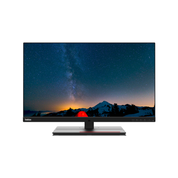 Lenovo ThinkVision P27u-20 27" UHD (3840x2160) Monitor, Anti-glare, HDMI, DP, USB-C, Height/Pivot (rotation)/Swivel/Tilt Adjustment, 3 Years warranty | 62CBRAT6UK