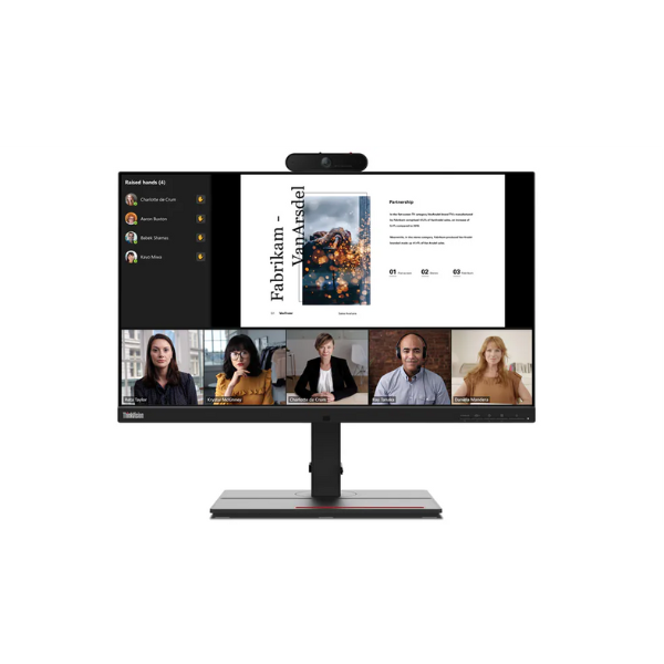 Lenovo ThinkVision P27u-20 27" UHD (3840x2160) Monitor, Anti-glare, HDMI, DP, USB-C, Height/Pivot (rotation)/Swivel/Tilt Adjustment, 3 Years warranty | 62CBRAT6UK