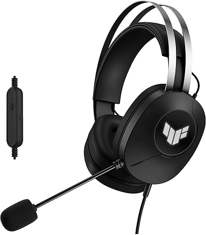 Asus TUF H1 Gen II Gaming Headset, Black, 1 Year Warranty | 90YH044B-BHUA00