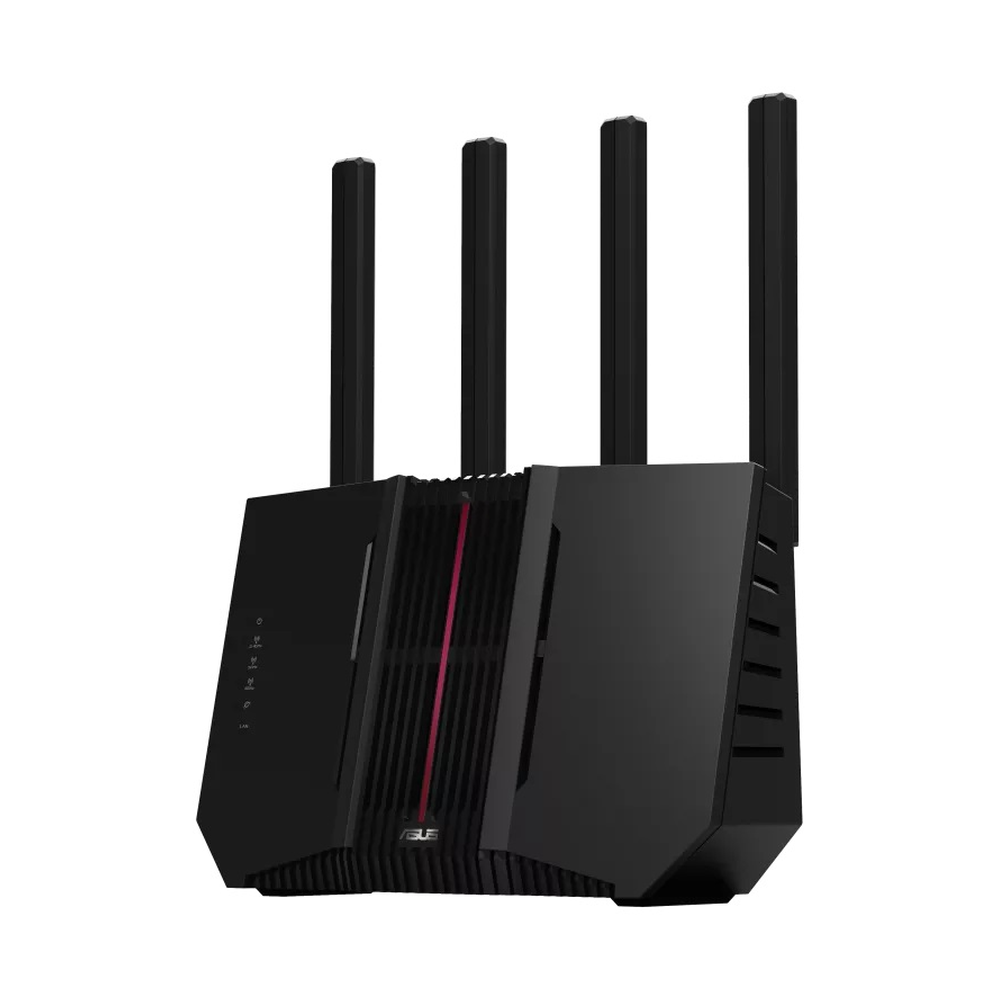 Asus RT-BE92U Tri-band WiFi 7 Router, 6 GHz Up to 5764 Mbps, 5 GHz Up to 2882 Mbps, 2.4 GHz Up to 1032 Mbps, 4 x External Antennas, 2.0GHz Quad-Core Processor, AiMesh Supported, 1 Year Warranty | 90IG0950-MO9A0V