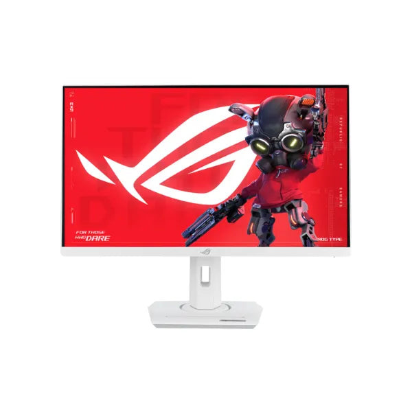 ASUS ROG Strix XG27ACS-W 27" QHD(2560x1440) Gaming Monitor, 1MS, 180Hz, Anti-glare, HDMI, DP, USB-C, Pivot/Tilt/Swivel/Height, Adjustable, White, 1 Year warranty | 90LM09Q2-B011A0