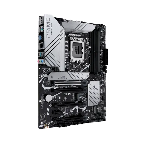 Asus PRIME Z790-P Motherboard, LGA 1700 Socket, ATX Form Factor, DDR5 Ram, PCIe 5.0 With SafeSlot Core+, USB 20 GBps, HDMI, DisplayPort, Realtek 2.5 GB Ethernet With Asus LANGuard, Aura Sync, 1 Year Warranty | 90MB1CK0-M1EAY0