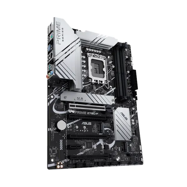 Asus PRIME Z790-P Motherboard, LGA 1700 Socket, ATX Form Factor, DDR5 Ram, PCIe 5.0 With SafeSlot Core+, USB 20 GBps, HDMI, DisplayPort, Realtek 2.5 GB Ethernet With Asus LANGuard, Aura Sync, 1 Year Warranty | 90MB1CK0-M1EAY0