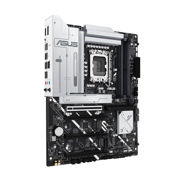Asus PRIME Z890-P WiFi Motherboard, LGA 1851 Socket, ATX Form Factor, DDR5 Ram, PCIe 5.0 With SafeSlot Core+, USB 20 GBps, Wi-Fi 7, Bluetooth v5.4, HDMI, DisplayPort, Thunderbolt 4, Realtek 2.5 GB Ethernet With Asus LANGuard, Aura Sync, 1 Year Warranty |
