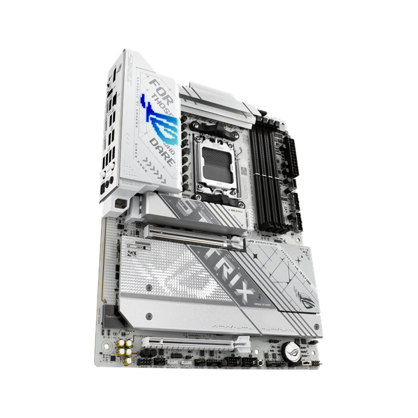 Asus ROG STRIX X870-A GAMING WiFi Motherboard, AM5 Socket, ATX Form Factor, DDR5 Ram, PCIe 5.0 With SafeSlot Core+, Wi-Fi 7, Bluetooth v5.4, Thunderbolt 4, HDMI, DisplayPort, Intel 2.5 GB Ethernet With Asus LANGuard, Aura Sync, 1 Year Warranty |