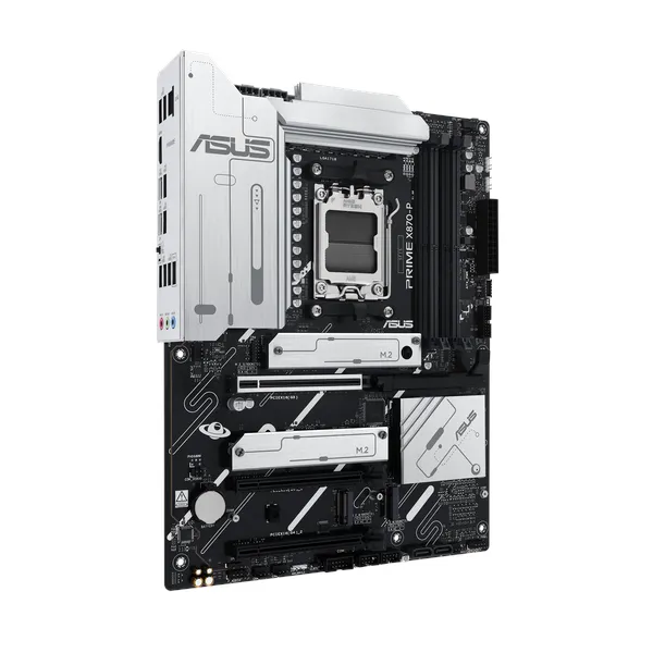 Asus PRIME X870-P Motherboard, AM5 Socket, ATX Form Factor, DDR5 Ram, PCIe 5.0 With SafeSlot Core+, USB4 40 GBps, HDMI, Thunderbolt, Realtek 2.5 GB Ethernet With Asus LANGuard, Aura Sync, 1 Year Warranty | 90MB1IT0-M0EAY0