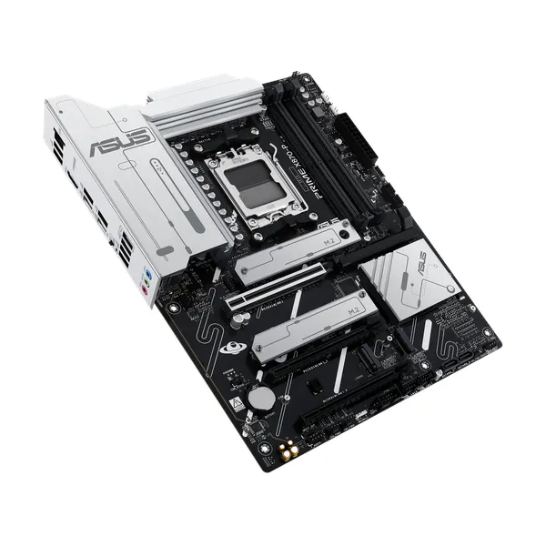 Asus PRIME X870-P Motherboard, AM5 Socket, ATX Form Factor, DDR5 Ram, PCIe 5.0 With SafeSlot Core+, USB4 40 GBps, HDMI, Thunderbolt, Realtek 2.5 GB Ethernet With Asus LANGuard, Aura Sync, 1 Year Warranty | 90MB1IT0-M0EAY0