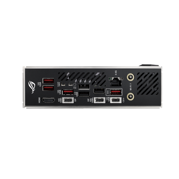 Asus ROG STRIX X870-I GAMING WiFi Motherboard, AM5 Socket, Mini-ITX Form Factor, DDR5 Ram, PCIe 5.0 With SafeSlot Core+, Wi-Fi 7, Bluetooth v5.4, Thunderbolt 4, HDMI, Intel 2.5 GB Ethernet With Asus LANGuard, ROG STRIX HIVE II, Aura Sync, 1 Year Warranty