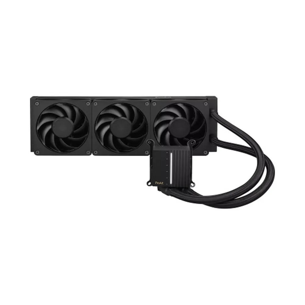 Asus ProArt LC 360 AIO Liquid Cooler, Alphacool Apex Stealth Metal Power Fans, Supports Intel, AMD Sockets, Black, 1 Year Warranty | 90RC0120-M0UAY0