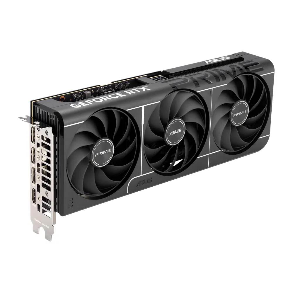 Asus PRIME GeForce RTX 5060 Ti OC Edition Graphics Card, GDDR7 8 GB 128-bit Memory, HDMI 2.1b & DP 2.1b Outputs, PCI Express 5.0, 2647 MHz Core Clock, 28 GBps Memory Clock, 1 Year Warranty | 90YV0MP0-M0NA00