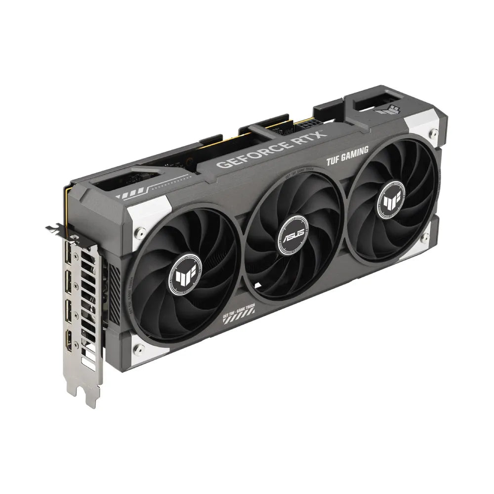 Asus TUF Gaming GeForce RTX 5060 OC Edition Graphics Card, GDDR7 8 GB 128-bit Memory, HDMI 2.1b & DP 2.1b Outputs, PCI Express 5.0, 2677 MHz Core Clock, 28 GBps Memory Clock, 1 Year Warranty | 90YV0N00-M0NA00