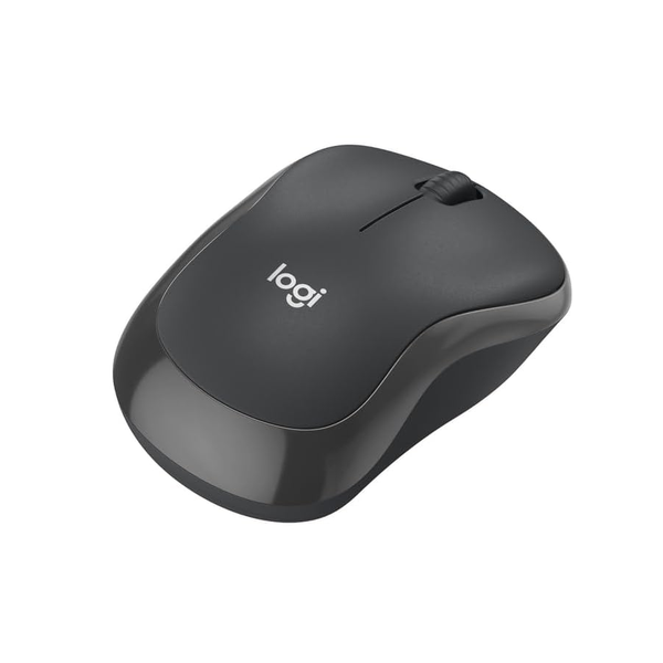 Logitech M241 Silent Wireless Bluetooth Mouse, 4000 DPI Smooth Optical Tracking Sensor, Ambidextrous Design, Up to 18 months Battery Life, 3 Buttons (Left/Right-click, Middle click/scroll wheel), Graphite, 1 Year Warranty | 910-007471