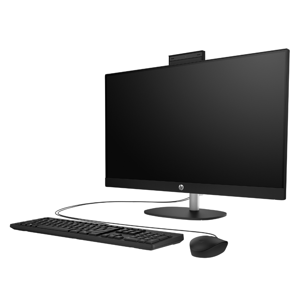 HP 27-cr0086nh All-in-One Desktop – Intel Core i7-1355U Processor, 8 GB RAM, 512 GB SSD, 27" (1920 x 1080) FHD Display, DOS, Jet black, English Keyboard, 1 Year Warranty | 91H75EA