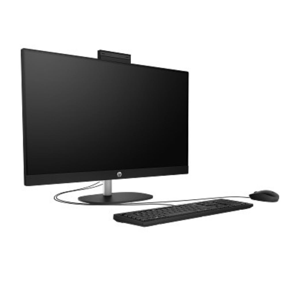 HP 27-cr0086nh All-in-One Desktop – Intel Core i7-1355U Processor, 8 GB RAM, 512 GB SSD, 27" (1920 x 1080) FHD Display, DOS, Jet black, English Keyboard, 1 Year Warranty | 91H75EA