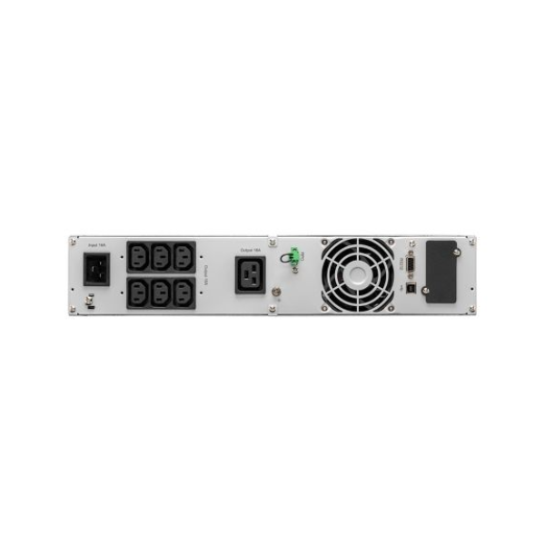 Eaton 9E UPS 3000 VA, Rack 2U, 230V, 6 x C13 + 1 x C19 outlets, LCD, 1 Year Warranty | 9E3000iR