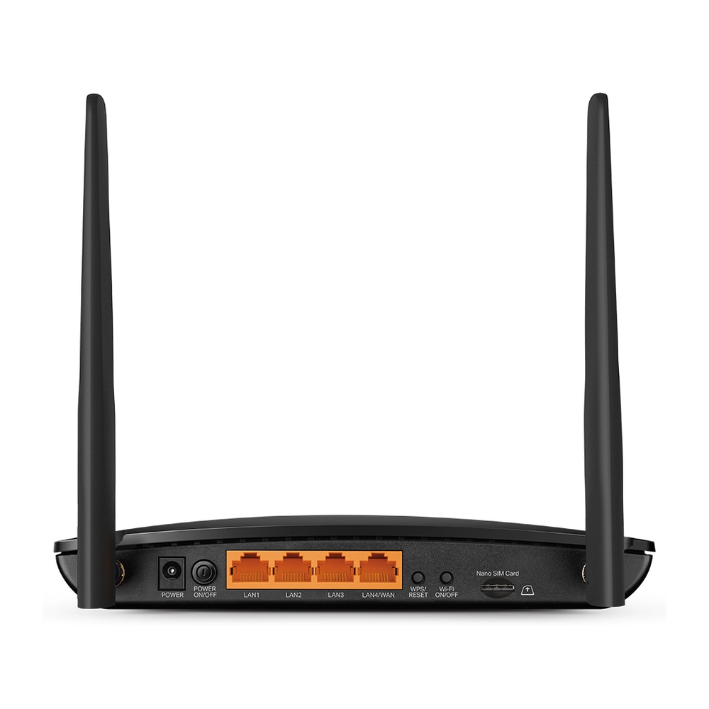 TP-Link Archer 4G+ Cat6 AC1200 Wireless Dual Band Gigabit Router, 2.4 GHz Up to 300 Mbps, 5 GHz Up to 867 Mbps, 2 x Detachable External LTE Antennas, Multiple LAN Ports, 1 Year Warranty | ARCHER-MR500