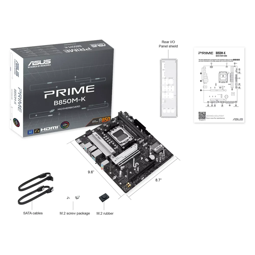 Asus-PRIME-B850M-K-Motherboard-90MB1LV0-M0EAY0