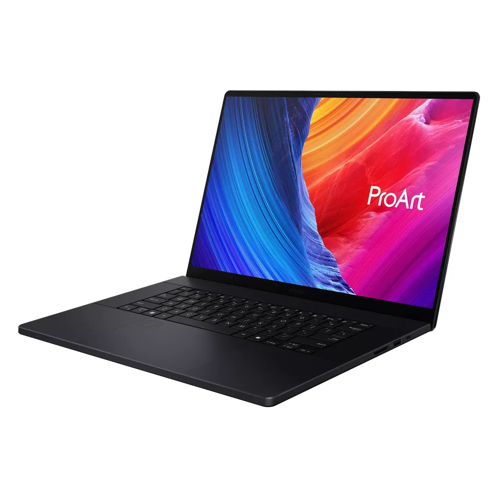 Asus ProArt P16 H7606 Mobile Workstation Laptop, AMD Ryzen AI 9 HX 370 Processor, 64GB RAM, 4TB SSD, 16" 4K 120Hz OLED Display, 24GB NVIDIA GeForce RTX 5090 Graphics, Windows 11 Home, English & Arabic Backlit Keyboard, 1 Year Warranty | H7606WX-SE004W