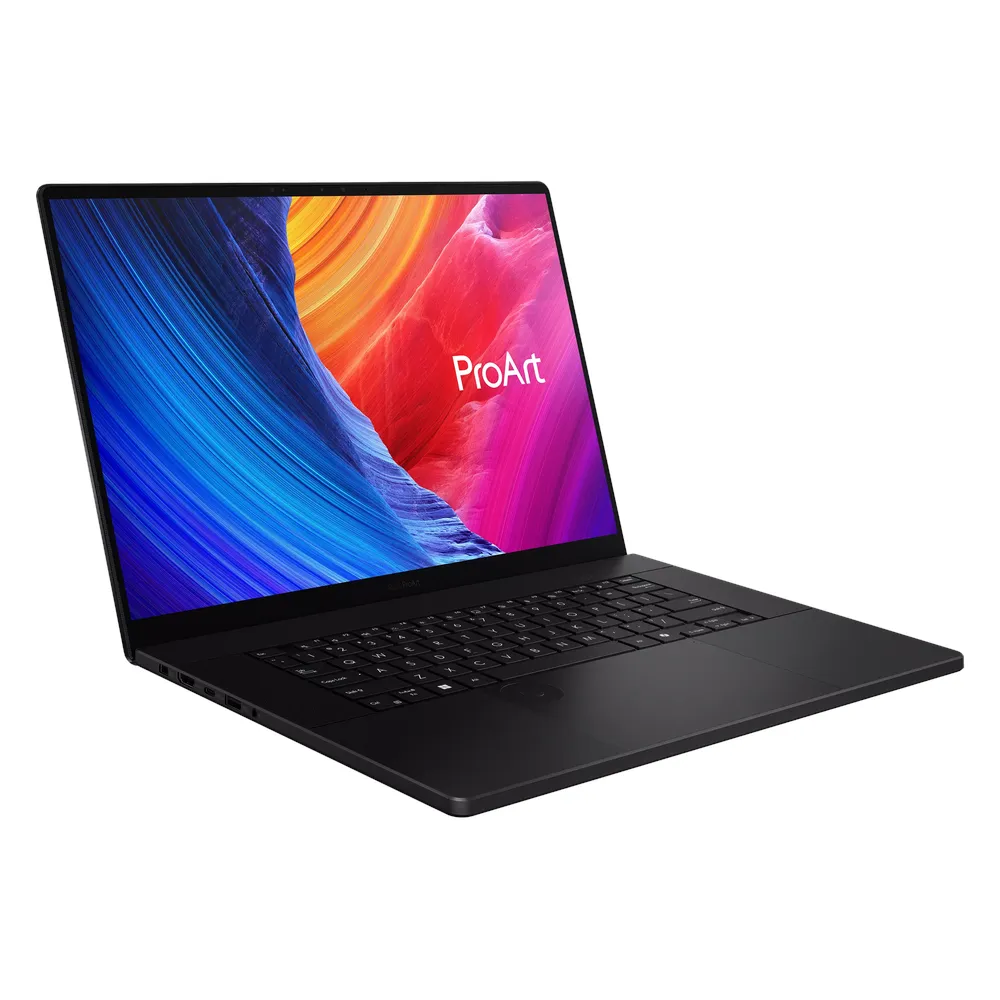 Asus ProArt P16 H7606 Mobile Workstation Laptop, AMD Ryzen AI 9 HX 370 Processor, 64GB RAM, 4TB SSD, 16" 4K 120Hz OLED Display, 24GB NVIDIA GeForce RTX 5090 Graphics, Windows 11 Home, English & Arabic Backlit Keyboard, 1 Year Warranty | H7606WX-SE004W