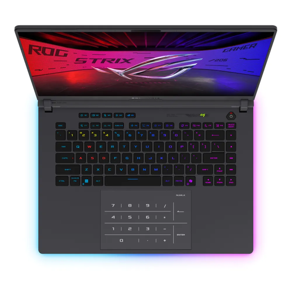 Asus ROG Strix G16 Gaming Laptop, Intel Core i9-14900HX Processor, 32GB DDR5 RAM, 1TB SSD, NVIDIA GeForce RTX 5070 8GB GDDR7, 16" WQXGA 240Hz IPS-Level Display, Windows 11 Home, English & Arabic Keyboard, 1 Year Warranty | G615JPR-G91621W