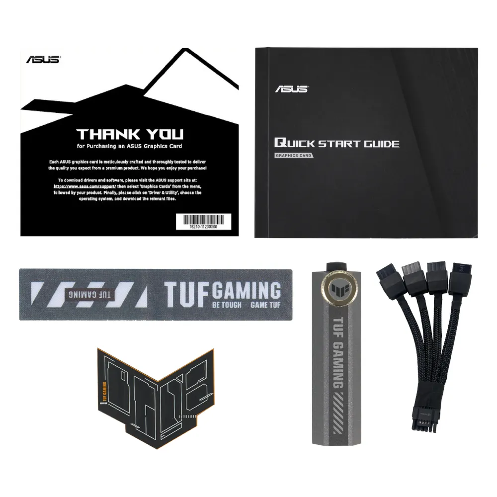 Asus TUF Gaming GeForce RTX 5090 OC Edition Graphics Card, GDDR7 32GB 512-bit Memory, HDMI 2.1b & DP 2.1b Outputs, PCI Express 5.0, 2580 MHz OC Mode Core Clock, 28 Gbps Memory Clock, 3352 AI TOPS, 1 Year Warranty | 90YV0LY0-M0NA00