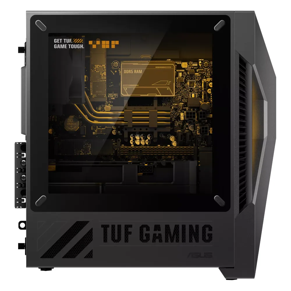 Asus TUF Gaming T500MV Tower Gaming PC, Intel Core i5-13420H Processor, 16GB RAM, 512GB SSD, Windows 11 Home, 6GB NVIDIA GeForce RTX 3050 Graphics, Mini Tower Form Factor, 330W (80+ Platinum) Power Supply, 1 Year Warranty | T500MV-13420H421W