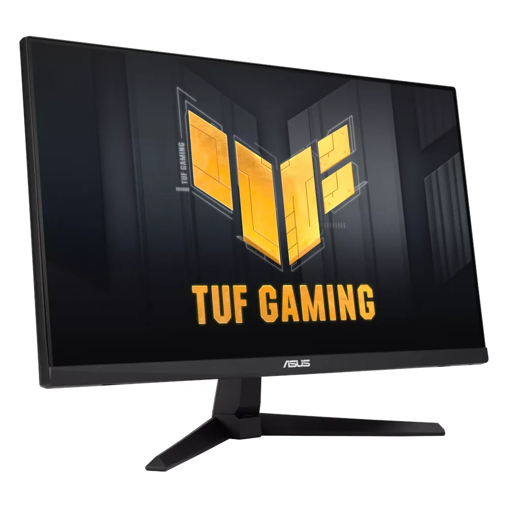 Asus TUF Gaming VG249QM1A Gaming Monitor, 23.8" FHD (1920 x 1080) Resolution, 270Hz, Anti-glare, 1ms (GTG) Response Time, HDMI, DisplayPort, Tilt Adjustable Stand, G-SYNC Compatible, Integrated Speakers, Black, 3 Year Warranty | VG249QM1A