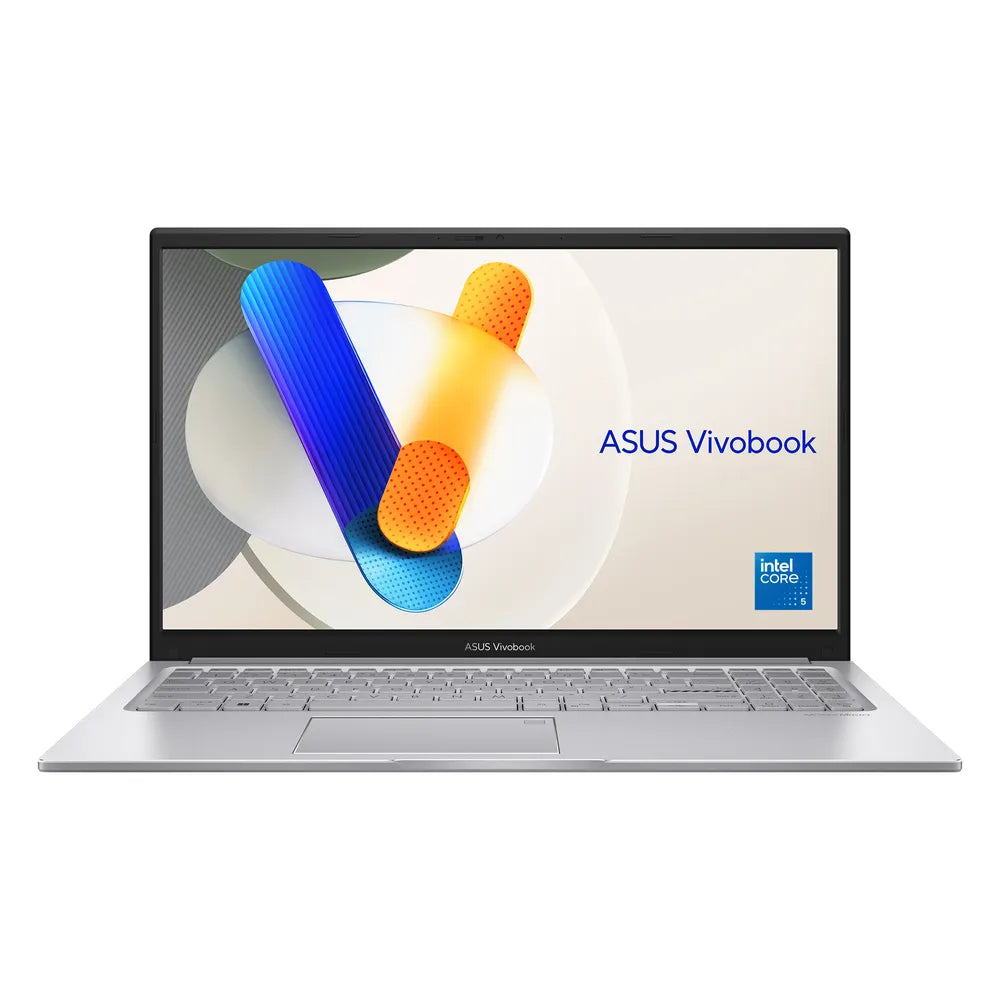 Asus Vivobook 15 Laptop, Intel Core i7-1355U Processor, 16GB RAM, 512GB SSD, 15.6" FHD Display, Windows 11 Home, English & Arabic Backlit Keyboard, Cool Silver, 1 Year Warranty | X1504VA-BQ715W