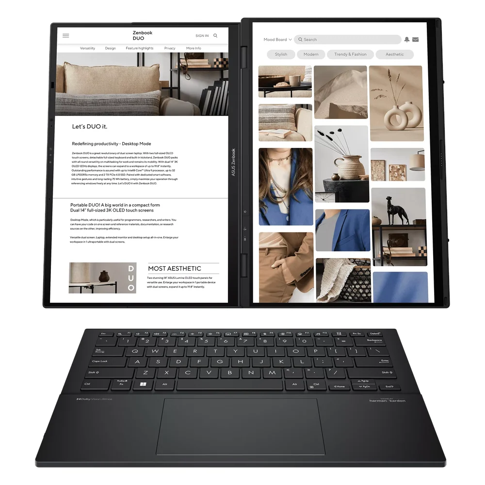 Asus Zenbook Duo Laptop UX8406CA-QL135W