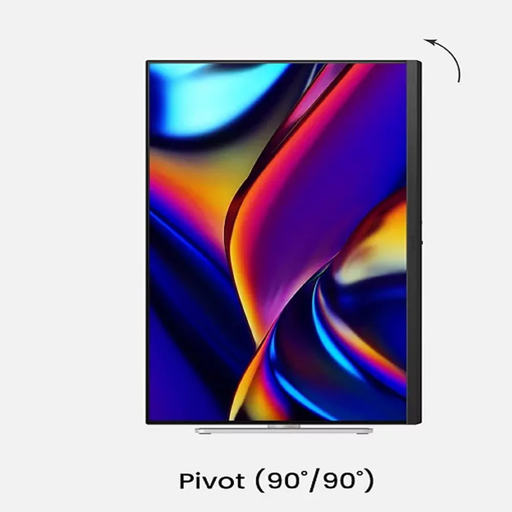 BENQ MA270U Monitor for Mac, 27" 4K (3840 x 2160) Resolution, 60Hz, Anti-glare, 5ms Response Time, HDMI, USB-C, Fully Adjustable Stand, Black, 1 Year Warranty | 9H-LMWLB-QBP