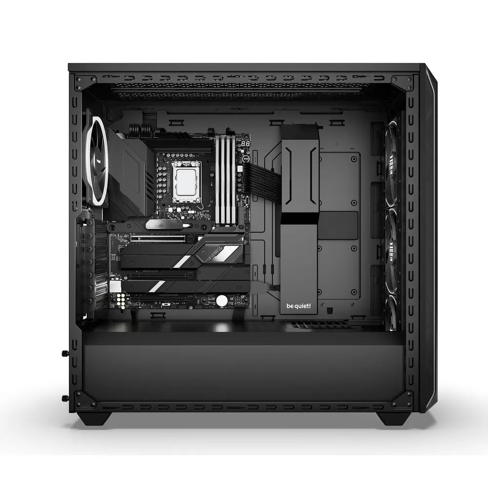BE QUIET! Shadow Base 800 FX E-ATX PC Case, Tinted Tempered glass Side Panel, 4 x Silent Wings Fans with PWM and AR GB Hub, Full Size GPU Support, USB 3.2 Gen 2, Black, 1 Year Warranty | BGW63