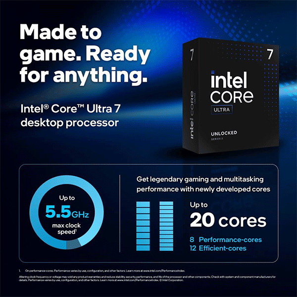 CPU INTEL CORE ULTRA 7 265K 30MB LGA1851-BOX