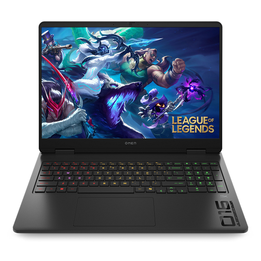 HP Omen 16 AM0017 Gaming Laptop, Intel Core i7-14650HX Processor, 16GB RAM, 1TB SSD, 8GB Nvidia RTX 5050 Graphics, 16" 2K 144Hz Display, Windows 11 Home, 4-Zone RGB Backlit English & Arabic Keyboard, 1 Year Warranty | BZ6E0EA