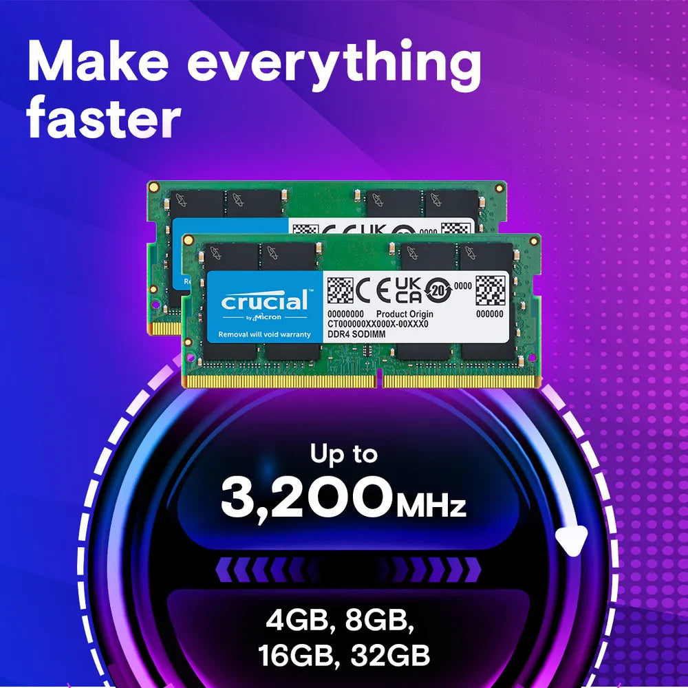 RAM DDR4 16 GB/3200 CRUCIAL | CT16G4DFRA32A