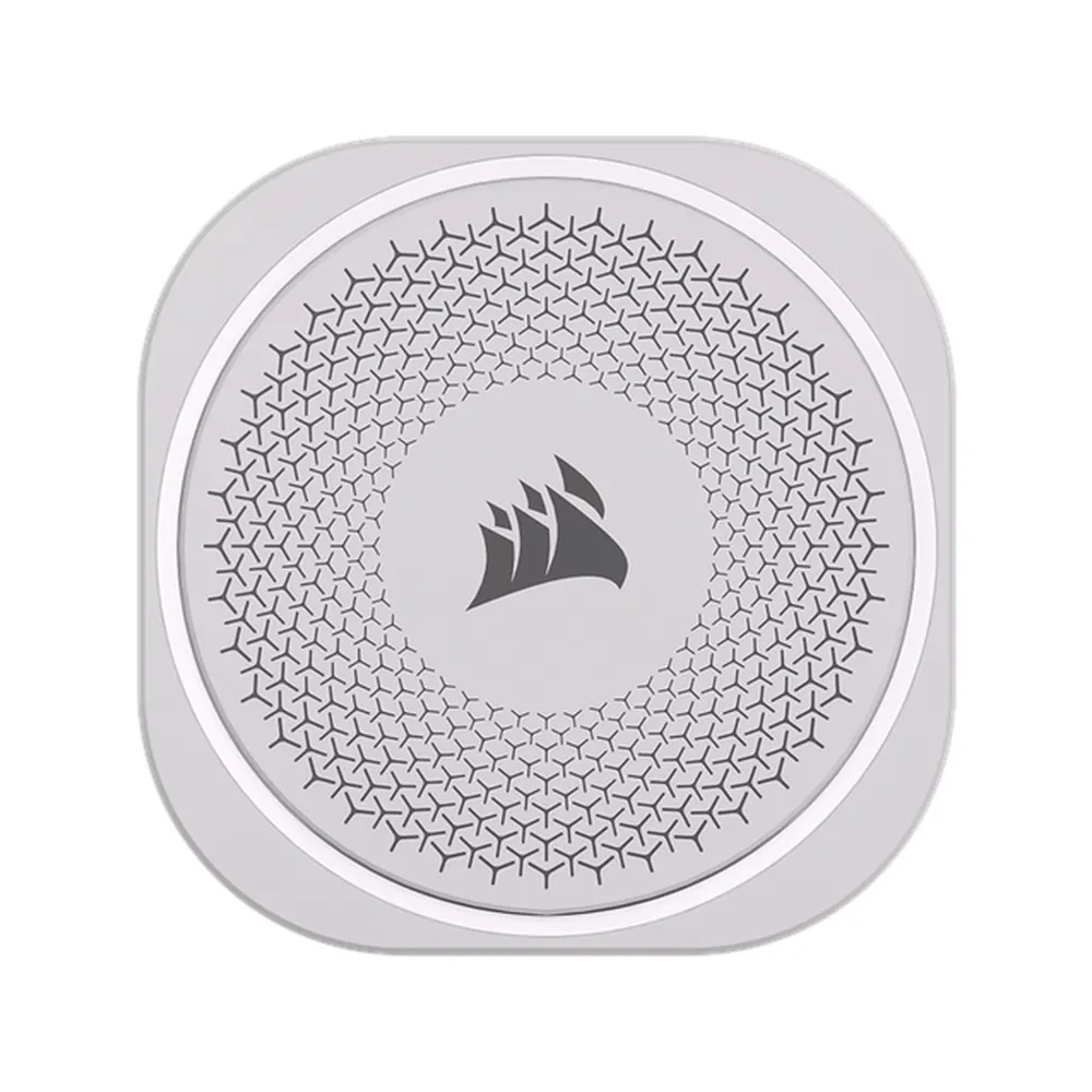 Corsair NAUTILUS 360 RS ARGB AIO Liquid Cooler, Supports Intel, AMD Sockets, White, 1 Year Warranty | CW-9060095-WW