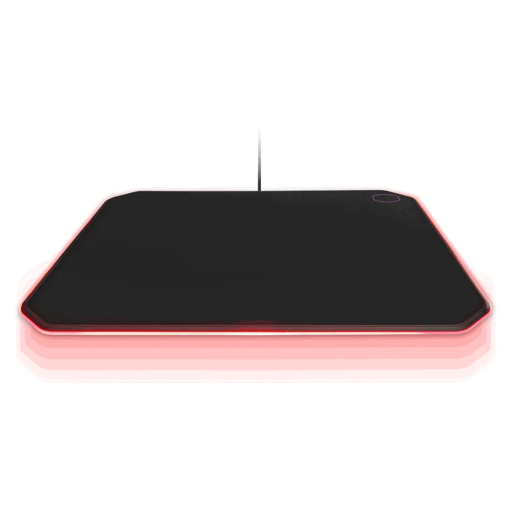 Cooler Master MP860 Gaming RGB Mouse Pad, Medium Size, Dual Sided Cloth Surface, Anti-Slip Base, USB, 19 x RGB Leds, Black, 1 Year Warranty | MP860-RGB