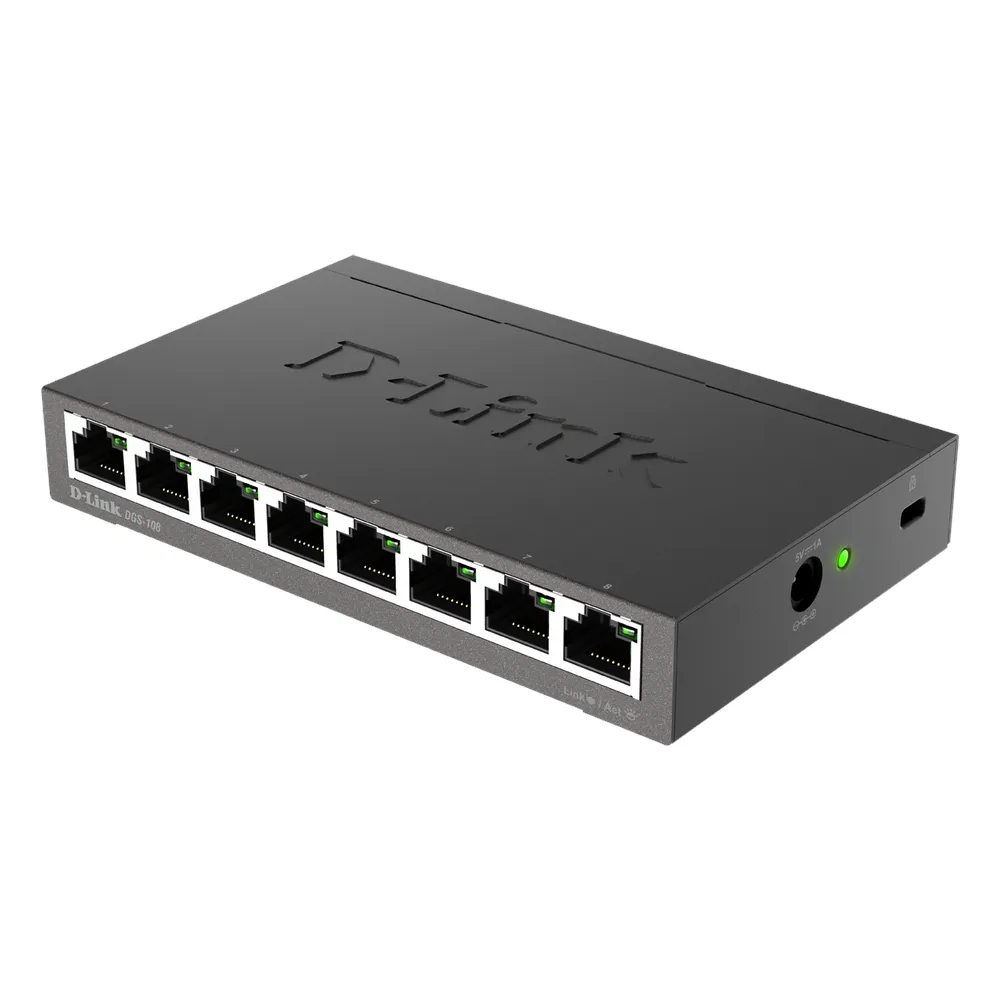 D-Link-DGS-F108-8-Port-Gigabit-Unmanaged-Switch-DGS-F108