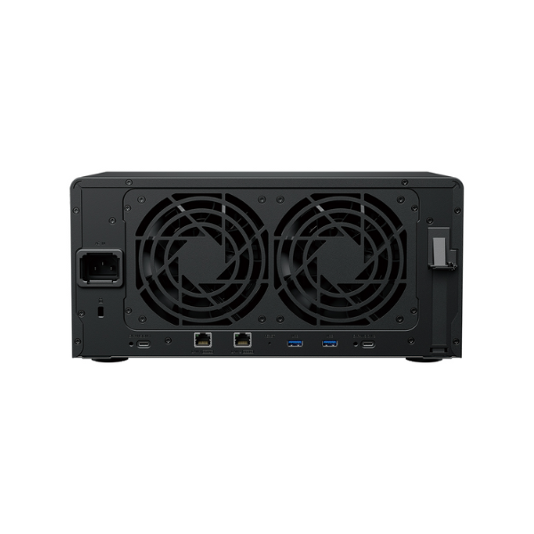 Synology DiskStation DS1825+ 8 Bay Nas Box, 3.5" or 2.5" SATA, M.2 2280 NVMe SSD, AMD Ryzen V1500B Processor, 8 GB RAM, 204.94 BTU/hr, RJ-45, USB 3.2, USB-C, 3 Year Warranty | DS1825+