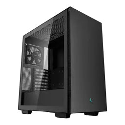 DeepCool CH510 Mid Tower PC Casing, Tempered Glass Panels, Sleek & Minimalistic Design, 380mm GPU Support, USB 3.0, Black, 1 Year Warranty | CH510-BKNNE1-G-1