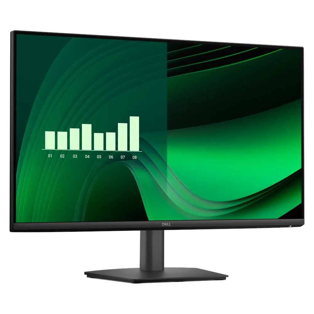 Dell E2725HM Monitor, 27" FHD (1920 x 1080) Resolution, 100Hz, Anti-glare, 5ms (GTG) Response Time, HDMI, DisplayPort, VGA, Tilt Adjustable Stand, Black, 3 Year Warranty | E2725HM