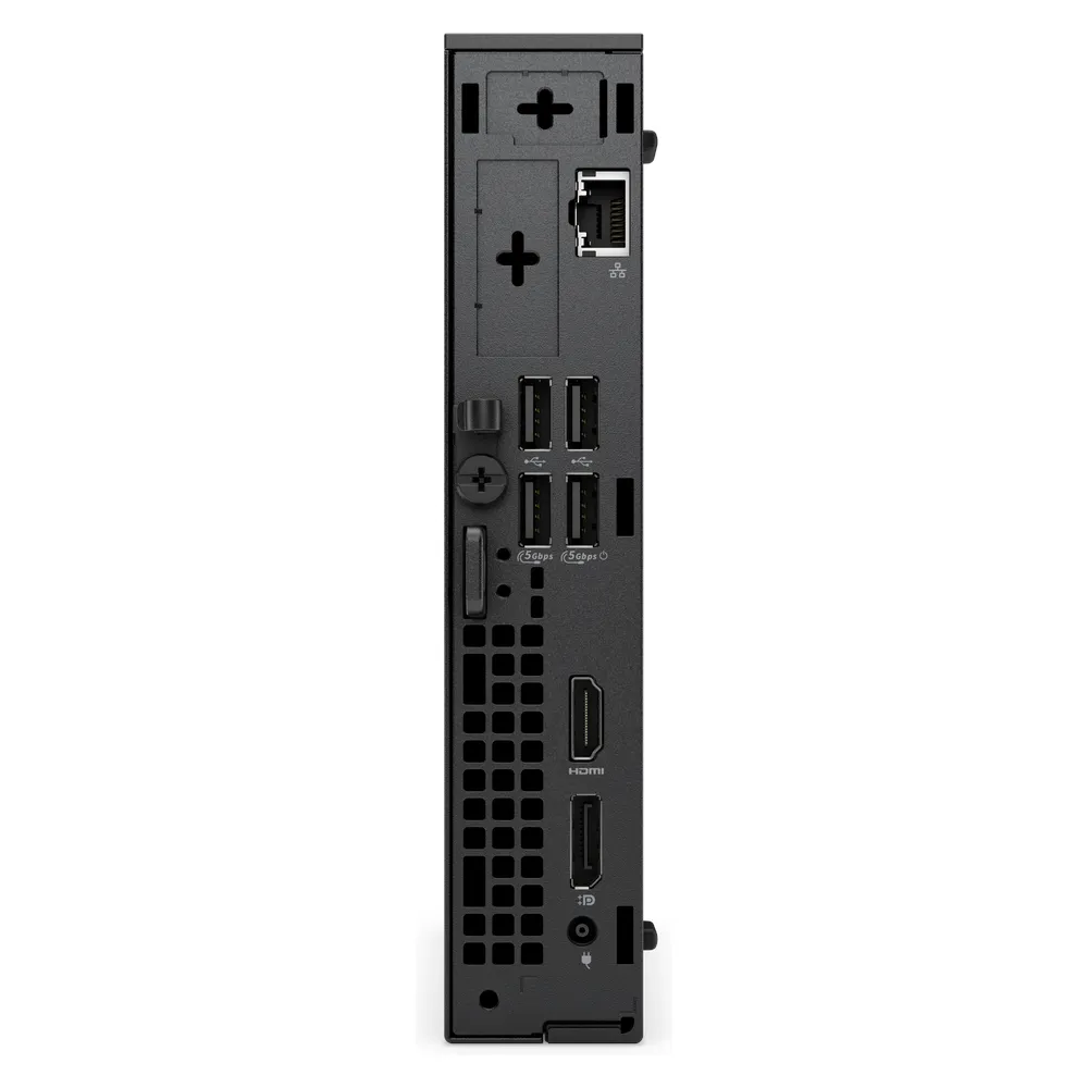 Dell Pro Micro MFF QCM1250 Desktop PC, Intel Core i5-14500T Processor, 8GB DDR5 RAM, 512GB SSD, 90W Adapter, DOS, Black, 3 Year Warranty | D-Pro-Micro-i5