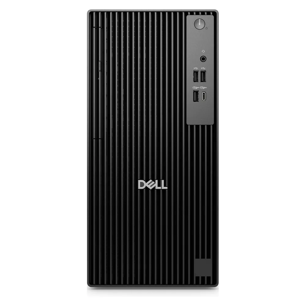 Dell Pro Tower QCT1250 Desktop PC, Intel Core Ultra 7 265 Processor, 8GB DDR5 RAM, 512GB SSD, DOS, 180W Bronze Power Supply, Black, 1 Year Warranty | D-Pro-T-U7