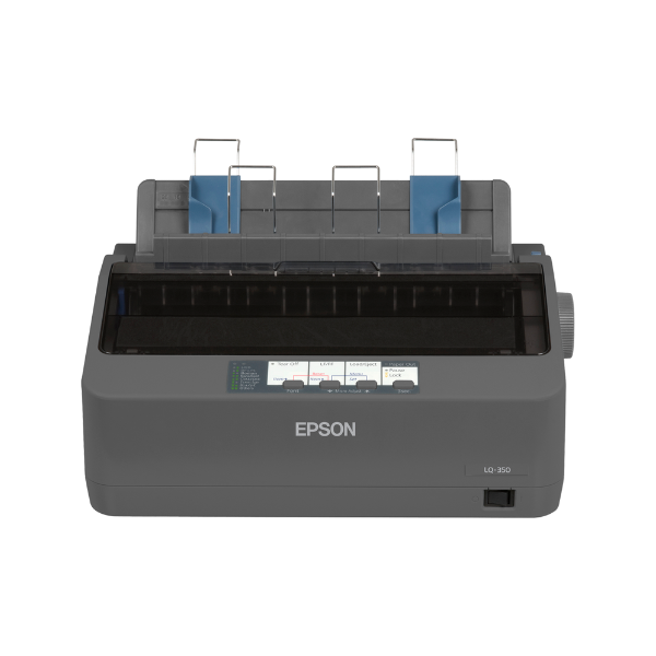 Epson LQ-350 Dot Matrix Printer, USB 2.0, RS-232, Bidirectional parallel Interfaces, 1 Year Warranty | EPSON-LQ-350