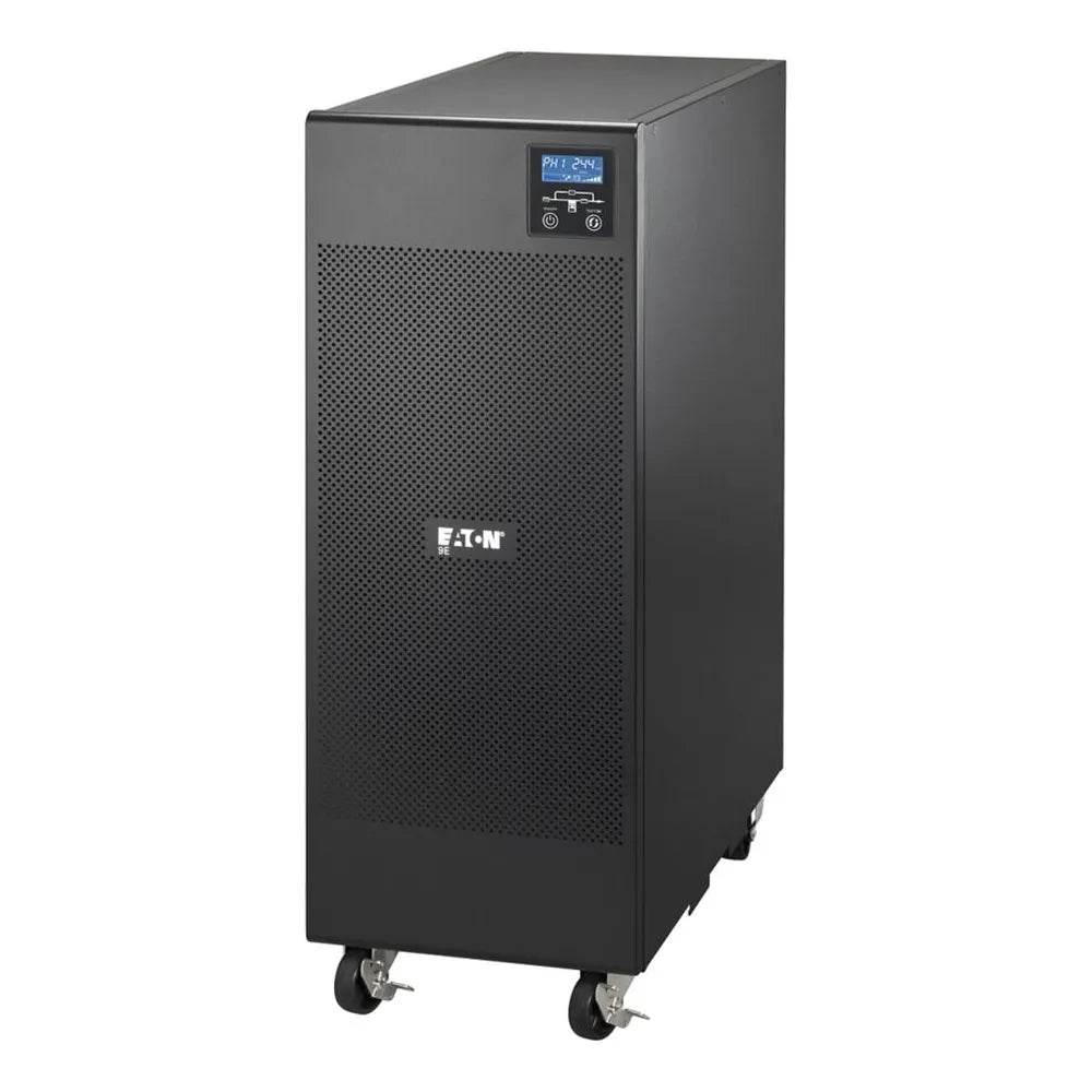 Eaton 9E UPS, 10 kVA, 8 kW, Tower Form Factor, Sine Wave Output Waveform, Online Double Conversion, LCD Display, Sealed, Lead-Acid Battery, 1 Year Warranty | 9E10KI