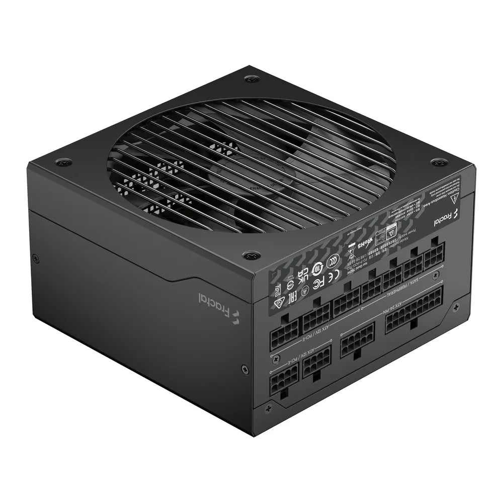 Fractal Design Ion 80 Plus Gold Power Supply, 750W, Fully Modular, ATX, Black, 1 Year Warranty | FD-P-IA2G-750