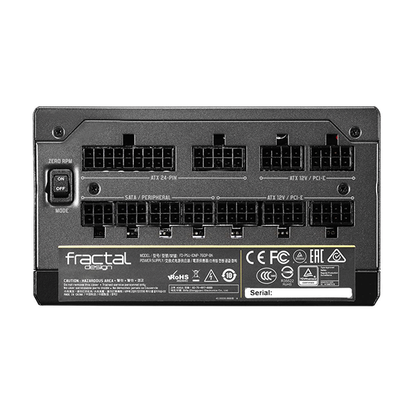 POWER SUPPLY 660W FRACTAL DESIGN PLATINUM-ION PLUS 760P | FD-PSU-IONP-660P-BK-U